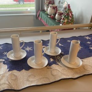 VINTAGE espresso cups with saucers